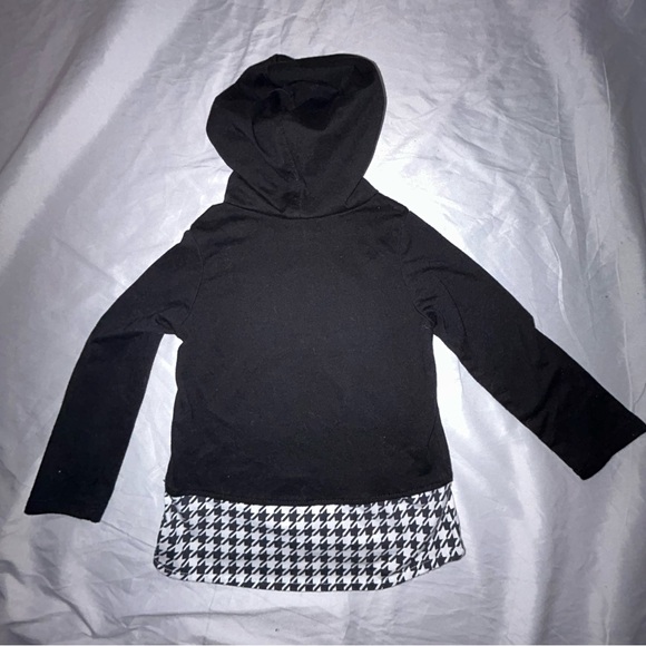 Garanimals Toddler 3T Girls Smiley Emoji Hooded Long Sleeve Shiny Holographic - Picture 2 of 5